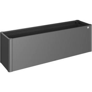 Biohort Visoka greda Belvedere Midi vel. 200 temno siva kovinska