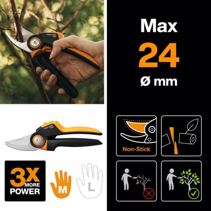 Fiskars Obvodne vrtne škarje X-Series P921 M