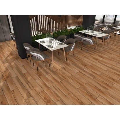 Eco Cerram Talna ploščica Kauri Brown 20 cm x 120 cm