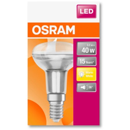 Osram Reflektorska LED-sijalka E14/3,3 W (210 lm), Topla bela svetloba