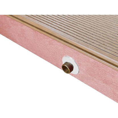 Zunanji panel s prho Nerjavno jeklo V: 224 cm