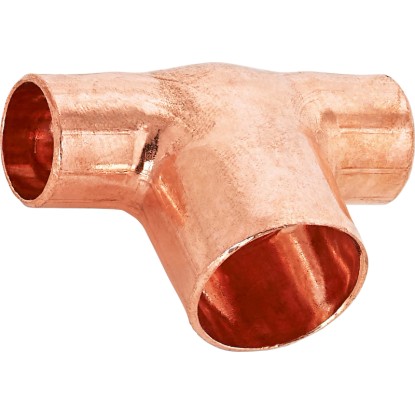 Spajkani reducirni T-kos 15 mm x Ø 22 mm x Ø 15 mm Baker
