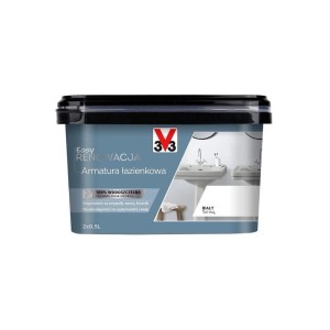 V33 Barva za obnovo kopalnih kadi, umivalnikov in bidejev bela 1 l