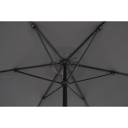 Vrtni senčnik Honolulu Ø 300 cm Antracit z vrtljivo ročico