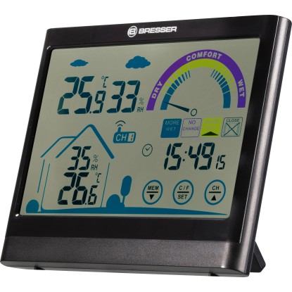 BRESSER VentAir Termo-/higrometer s priporočilom za prezračevanje