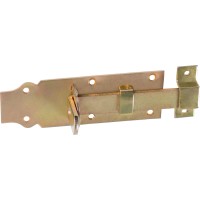 Vratni zapah za obešanko rumen pocinkan 160 mm x 55 mm