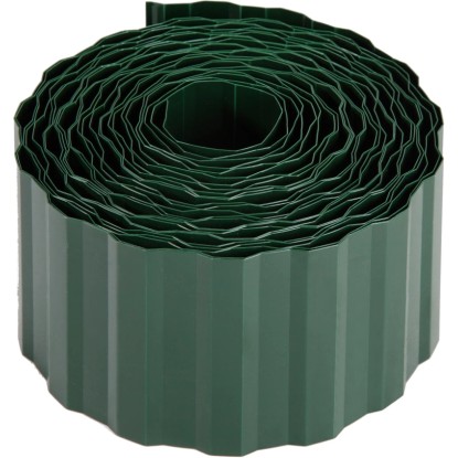 Obroba za trato 9 m x 10 cm zelene barve