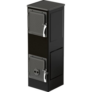 Delavniška peč Toba 2.0 (UNI 1000) jeklo črno 6 kW