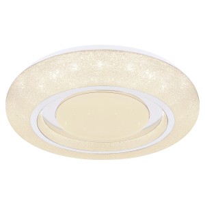 Globo Stropna LED-svetilka Rada bela Ø 38 cm