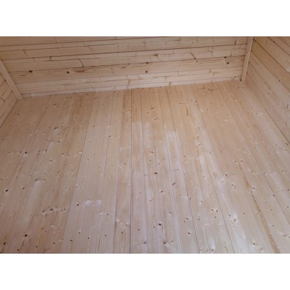 Weka Lesena vrtna hiška Angolo švedsko rdeča Š x G: 209 cm x 205 cm