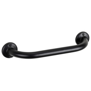 Wenko Ročaj za kopalno kad Basic 36 cm x 6 cm x 9,5 cm črn