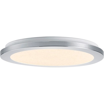 Trio LED stropna svetilka Cesar krom Ø 26 cm