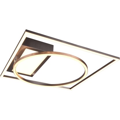 Trio LED stropna svetilka Downey nikelj mat CCT 2700 K-6500 K