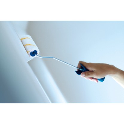 LUX-TOOLS Pleskarski valjček XL-nosilec črno-modri 2K-mehki ročaj 10 cm