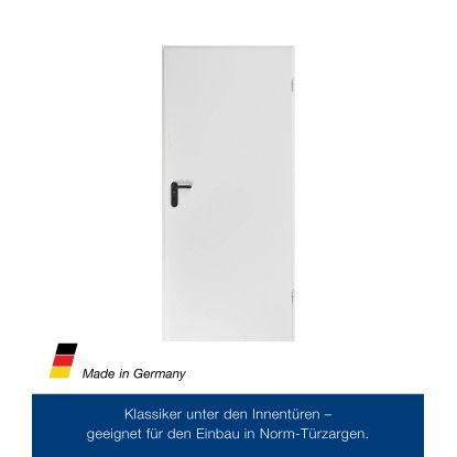 Hörmann Notranja kovinska vrata ZK bela desna 875 mm x 1875 mm