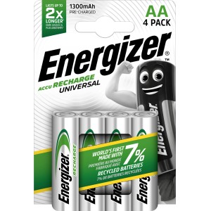 Energizer baterija Universal AA Mignon 1300 mAh 4 kosi
