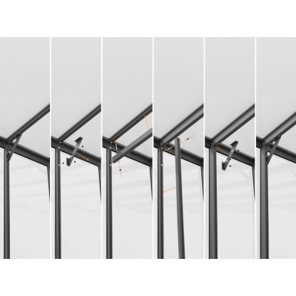 Paviljon za naknadno opremljanje Helena 8600 bel