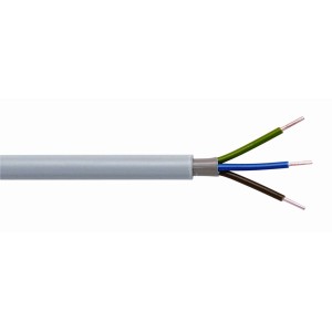 Oplaščeni vod NYM-J 3 x 1,5 Siva 1 m