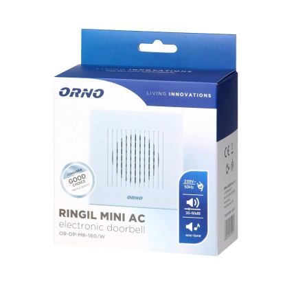 Orno Elektronski žični zvonec Ringil Mini AC bel
