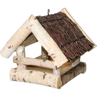 Ptičja hišica Strešica iz vejic 19 cm x 19 cm