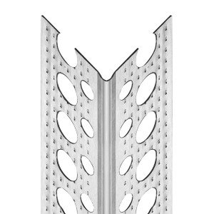 Aluminijast šcitnik vogalov za mavcno kartonske plošce pribl.