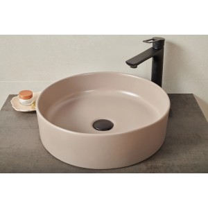 Aquaart Umivalnik Destiny nadpultni Ø 42 cm x 12 cm bež