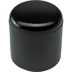 Hettich Čep za okrogle cevi Ø 16 mm iz umetne mase črn 4 kos