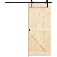 Komplet lesenih drsnih vrat Radex Loft Rustic bor surov dizajn K 950 x 2100 mm