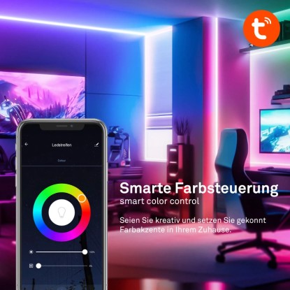 Briloner Pimp your Stripe Začetni komplet pametnega LED-traka Smart RGB/W 2 m