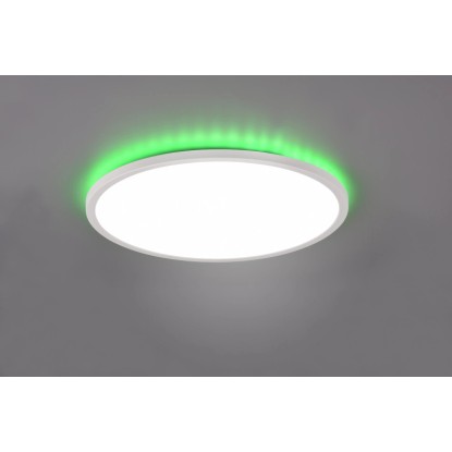 Reality Stropna LED-svetilka Aureo bela mat 2,5 x 40 x 40 cm