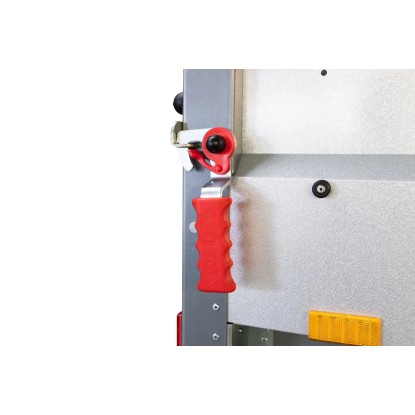 Prikolica Stema Basic 750 kg z visoko ponjavo 80 cm svetlo siva