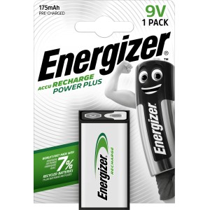 Energizer Akumulatorska baterija Power Plus 9 V E-blok 1 kos