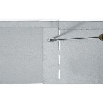 Bellissa Obroba trate Pocinkana 118 cm x 19,5 cm