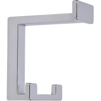 Siro Kljuka za klobuke 2324 Kovina Sijajno kromiran Razmik med odprtinama 31 mm