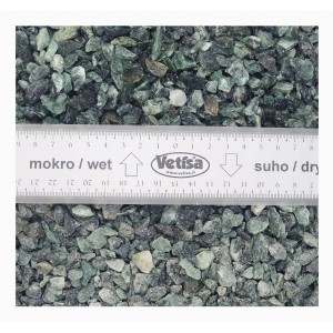 Vetisa Marmorni pesek Verde Alpi 9 - 12 mm zelena 10 kg