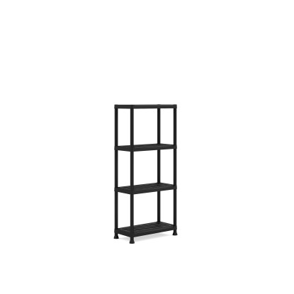 Vtični regal iz umetne mase 60/5 črna 135 x 60 x 30 cm