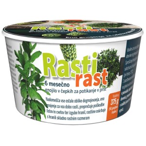 Rasti Gnojilni čepki za potikanje v prst Rast 375 g