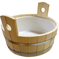 Weka Kopel za noge Neobdelana smrekovina Ø 37 cm