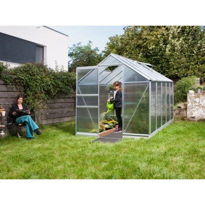 Vitavia rastlinjak Apollo 6200 HKP 6 mm Aluminijasto-prazen 6,2 m² s temeljem