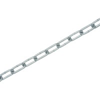 LUX-TOOLS Veriga iz okroglega jekla z dolgimi členi vroče pocinkana 5 mm metrsko
