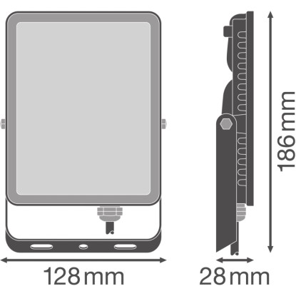 Ledvance Zunanji reflektor Floodlight Essential 30 W črna 18,6 x 12,8 cm