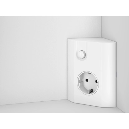 Jokey Omarica z ogledalom Arda z LED-osvetlitvijo Bela