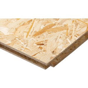 OSB-3 plošča neobrušena utor in pero 205 cm x 62,5 cm x 25 mm