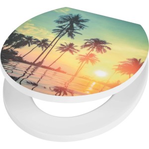 WC-deska Acre z motivom palme