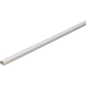 Kabelski kanal samolepilni s pokrovom 12 mm x 7 mm bela dolžina 2 m