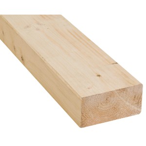 Masivni konstrukcijski les NSI iz smreke/jelke 40 mm x 60 mm x 2.500 mm