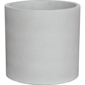 Lonec za rastline 40,5 cm x Ø 40,5 cm svetlo siv