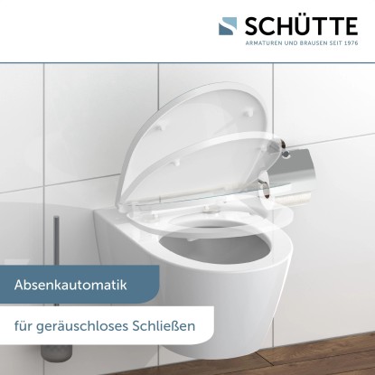 WC-deska Schütte Magic Light duroplast avtomatsko spuščanje hitro odpenjanje