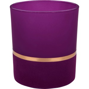 Svečnik za čajne svečke Dark Wonder 10 cm x Ø 8,8 cm škrlaten