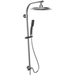 Komplet za prho Eisl Stiloval steber z naglavno in ročno prho, kromiran